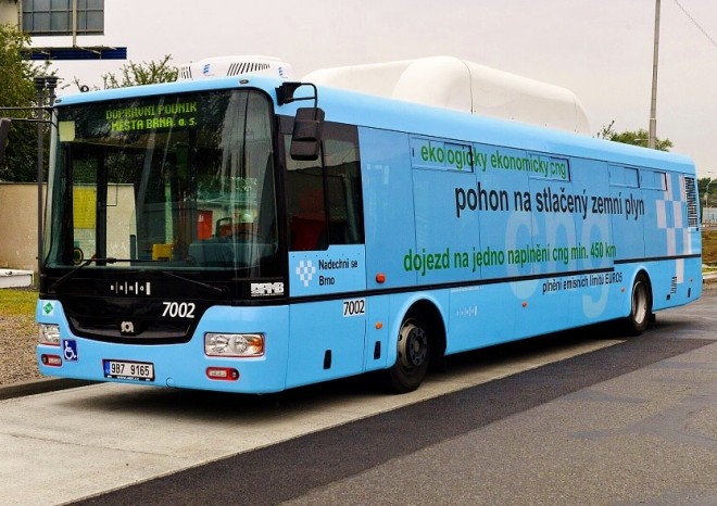 ​Počet CNG autobusů se za poslední dva roky u nás zdvojnásobil