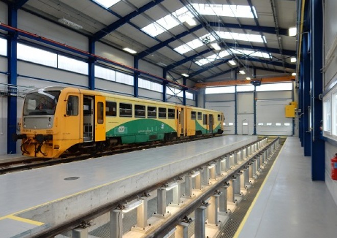 ČD otevřely novou halu pro opravu a údržbu kolejových vozidel