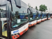 Vozový park DPMB rozšířily nové klimatizované autobusy SOLARIS