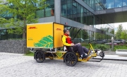 V Praze jezdí nákladní elektrokolo DHL