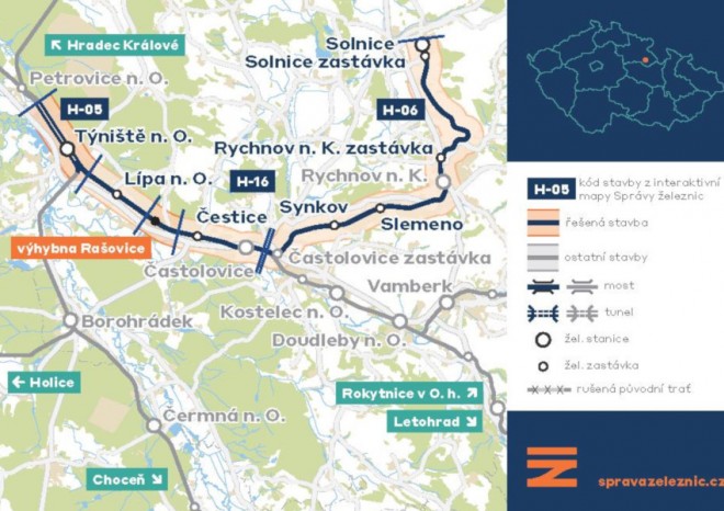 Do průmyslové zóny v Kvasinách dojedou vlaky rychleji a bez emisí