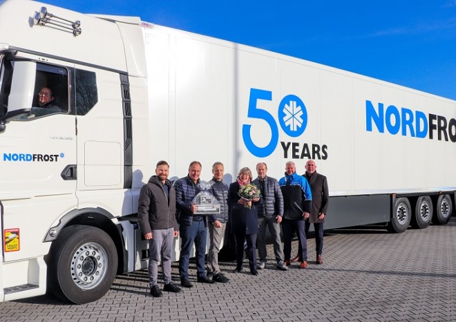 ​Schmitz Cargobull předal společnosti Nordfrost tisící chlazený přívěs S.KO COOL