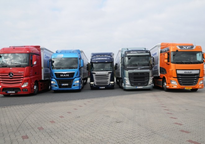 Mercedes a Scania vykázaly nejnižší spotřebu