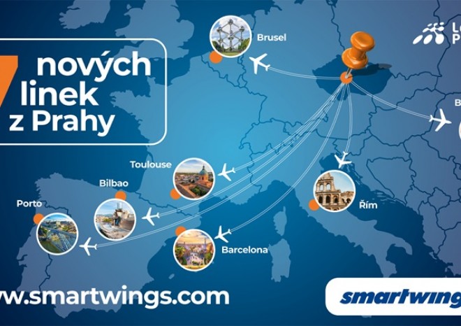 ​Smartwings zahajují lety do sedmi nových evropských destinací