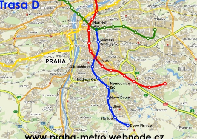 Na metru D budou jezdit vlaky bez řidiče