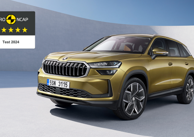 ​Nové modely Škoda Kodiaq a Škoda Superb získaly pět hvězdiček v hodnocení Euro NCAP