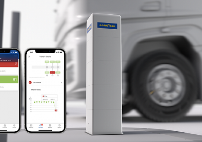 Goodyear spouští službu DrivePoint pro sledování tlaku v pneumatikách