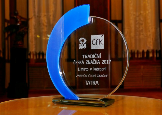 ​Kopřivnická společnost TATRA TRUCKS získala ocenění Tradiční česká značka 2017