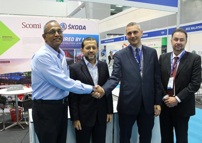 Škoda Transportation bude spolupracovat s malajským výrobcem kolejových
vozidel