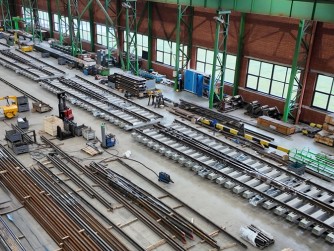 ​DTVS expeduje výhybky pro rychlost trať Brno – Kojetín – Přerov a pro okruh VUZ ve Velimi