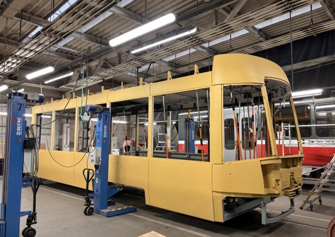 ​Projekt Tramvaj pro Brno pokračuje, v dílnách DPMB vznikají další Draci