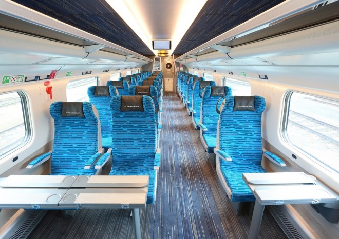 ​První pendolino se představilo s novým interiérem
