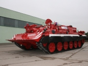 Drážním hasičům začal sloužit další repasovaný vyprošťovací tank
