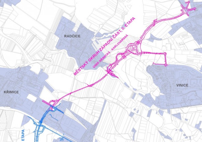 Západní obchvat Plzně za 2,2 mld. Kč by se měl řidičům otevřít v únoru 2023