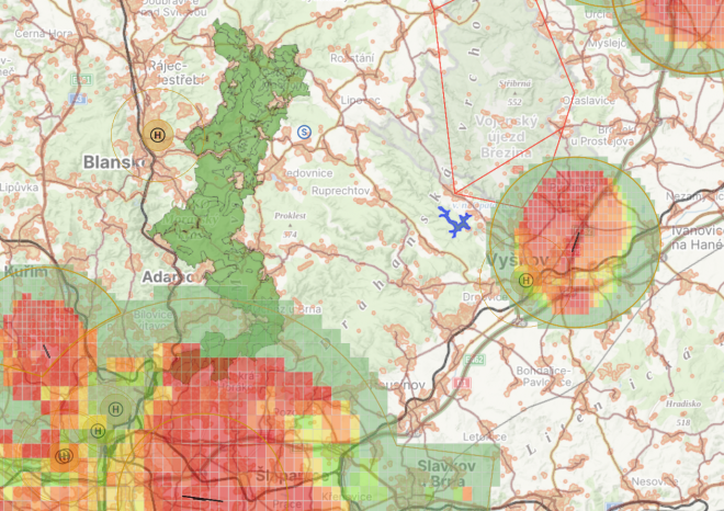 ​Nová digitální mapa DroneMap je v provozu