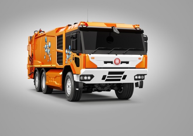 ​Tatra Trucks představuje projekt Tatra Force e-Drive FCEV 6x4 s vodíkovými palivovými články a možností automatizovaného řízení