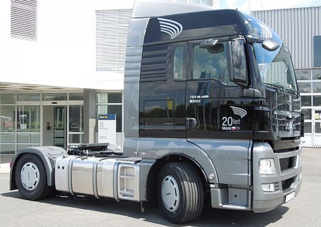 MAN nabízí limitovanou edici tahače TGX Czech Twenty