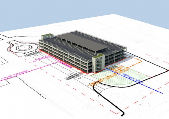 České Budějovice zahájí stavbu parkovacího domu pro 500 aut
