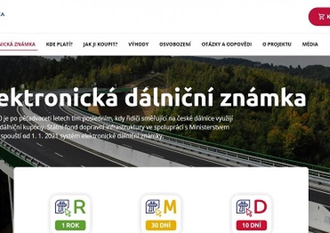 ​Stát včera spustil prodej dálničních známek, většinu dne ale nefungoval
