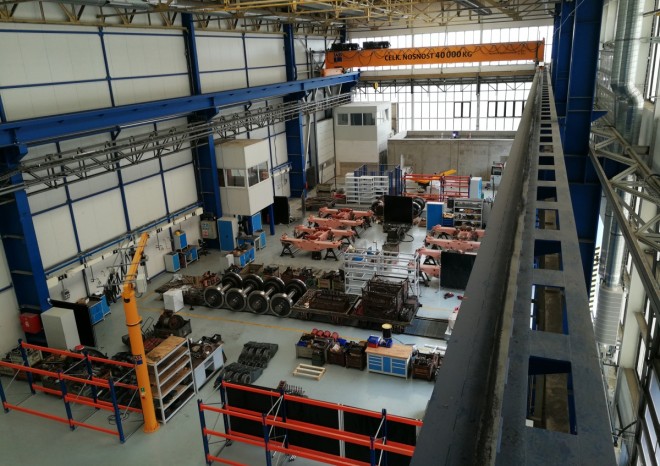 ​CZ LOKO vybudovalo v České Třebové novou podvozkárnu