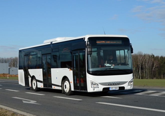 ARRIVA MORAVA testuje nový autobus Iveco Crossway Le City