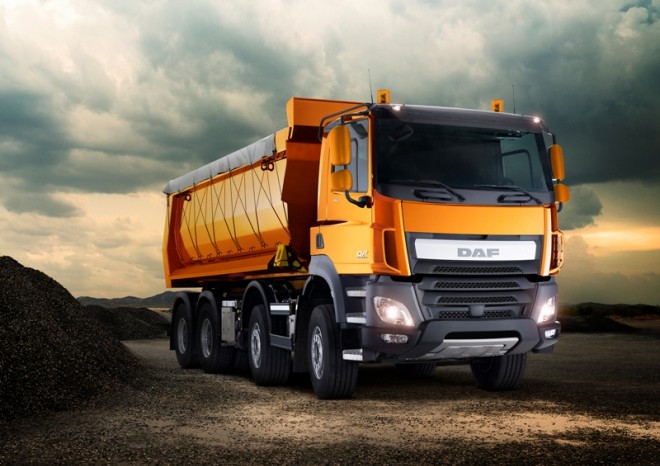 DAF představil řady CF a LF Euro 6 pro stavebnictví