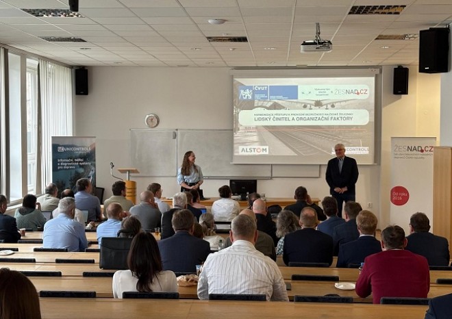 ​ŽESNAD.CZ: Špičky železničního oboru řešily na ČVUT vliv lidského činitele na bezpečnost
