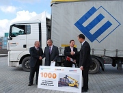 Z Ostravy odjel tisící návěs Ewals Cargo
