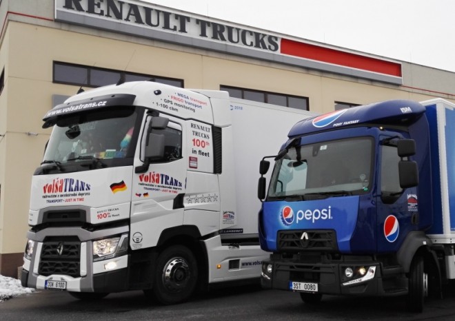 ​Stý těžký model Renault pro společnost VOLŠATRANS