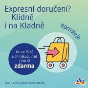 ​Společnost dm rozšiřuje expresní doručení do dalších devíti měst