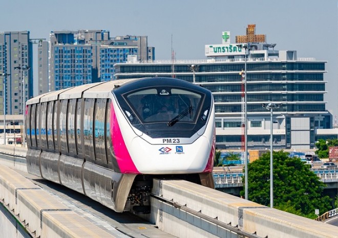 ​Začal zkušební provoz automatizovaného jednokolejného systém Innovia v Bangkoku