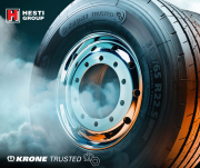 HESTI Group uvádí novou generaci návěsových pneumatik Krone Trusted Tyre Comfort KT231