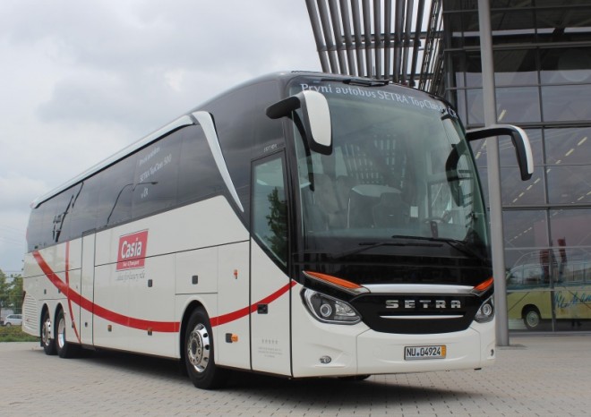 Nový autobus Setra TopClass 500 zamířil k prvnímu českému zákazníkovi
