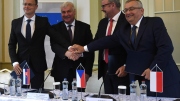 Ministři V4 podepsali společnou deklaraci o vysokorychlostní trati