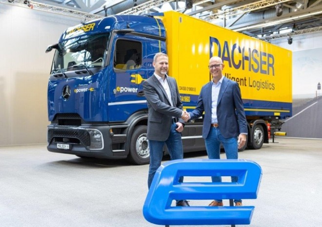 ​Dachser uvádí do provozu nový Mercedes-Benz eActros 600
