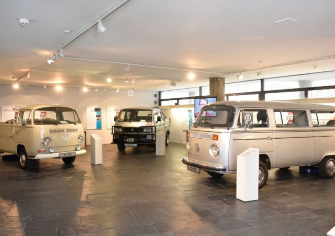 Jubilejní výstava připomíná 60 let výroby modelu Volkswagen Transporter v závodě Hannover