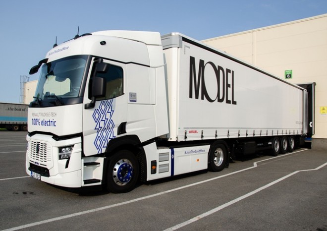 ​TQM testovala elektrický tahač Renault Trucks E-Tech T