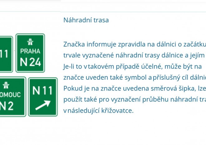 ​Náhradní trasy na dálnicích jsou ode dneška značeny přehledněji