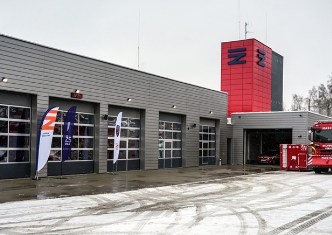 ​Hasiči Správy železnic v Chebu mají novou základnu s kolejí k trénování zásahů