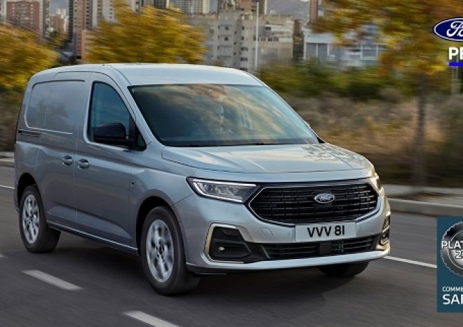 ​Trojice platinových ocenění za bezpečnost pro dodávky Ford