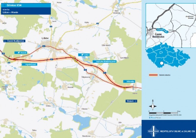 ​Obchvat jihočeského Lišova se začne stavět zřejmě ještě letos