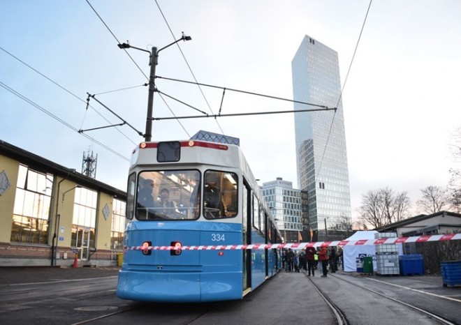 ​Škoda Group představila v Göteborgu první modernizovanou tramvaj M31