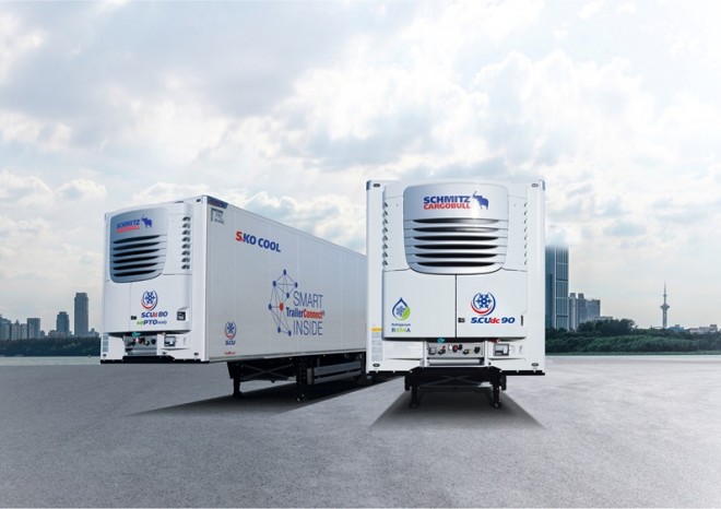 ​Schmitz Cargobull představuje novou chladicí jednotku S.CU dc90 s větší účinností a nižší spotřebou energie
