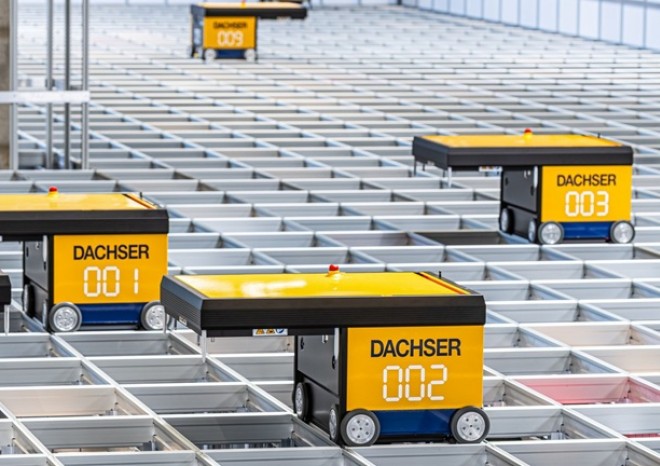 Dachser: Automatizace a robotizace v logistice malých dílů