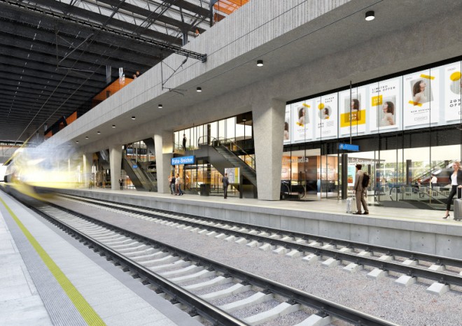 Správa železnic získala stavební povolení pro rekonstrukci stanice Praha-Smíchov