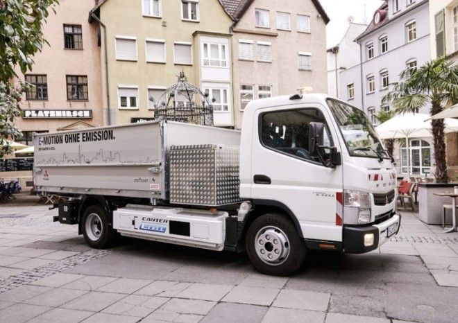 Probíhá šestiměsíční test flotily vozidel Fuso Canter E-Cell